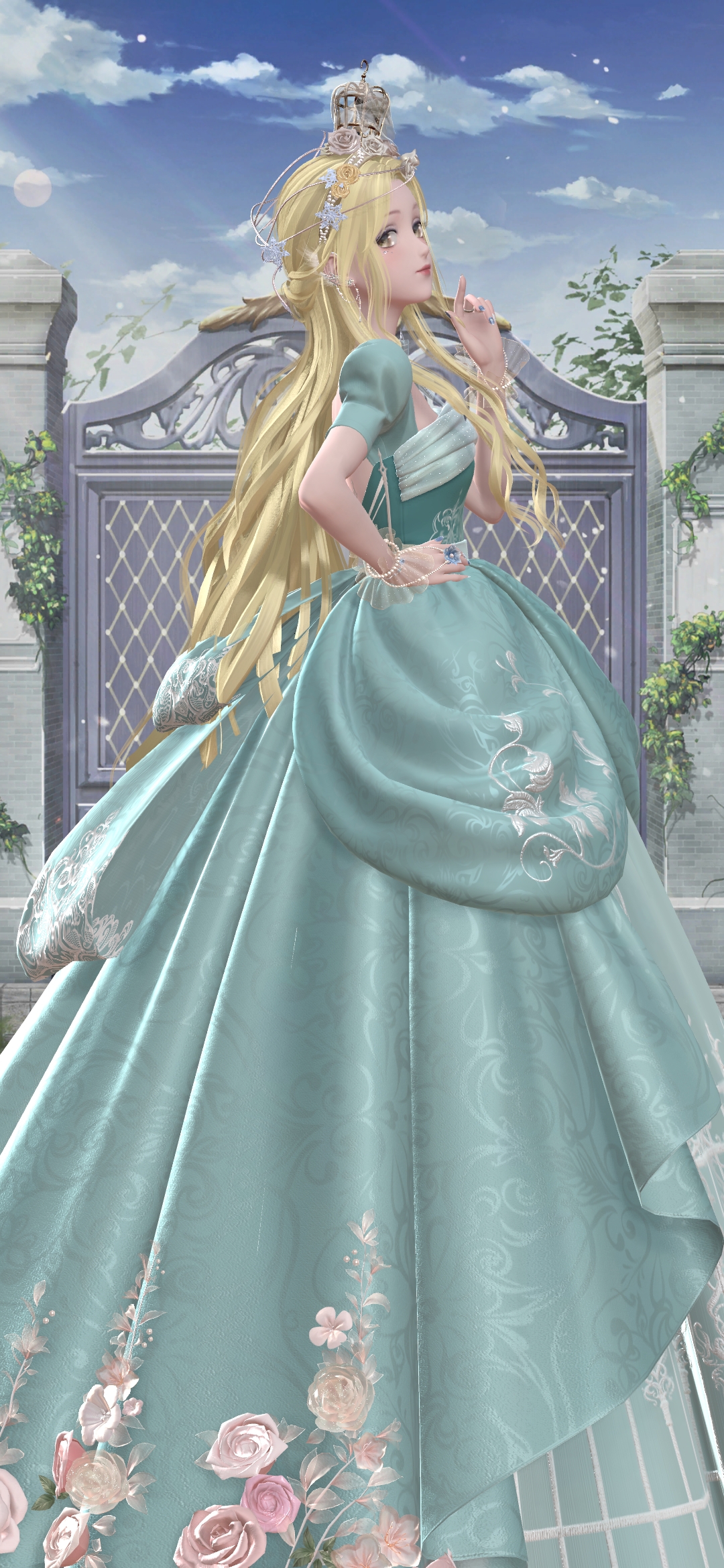 换了大裙子 真的好米！！