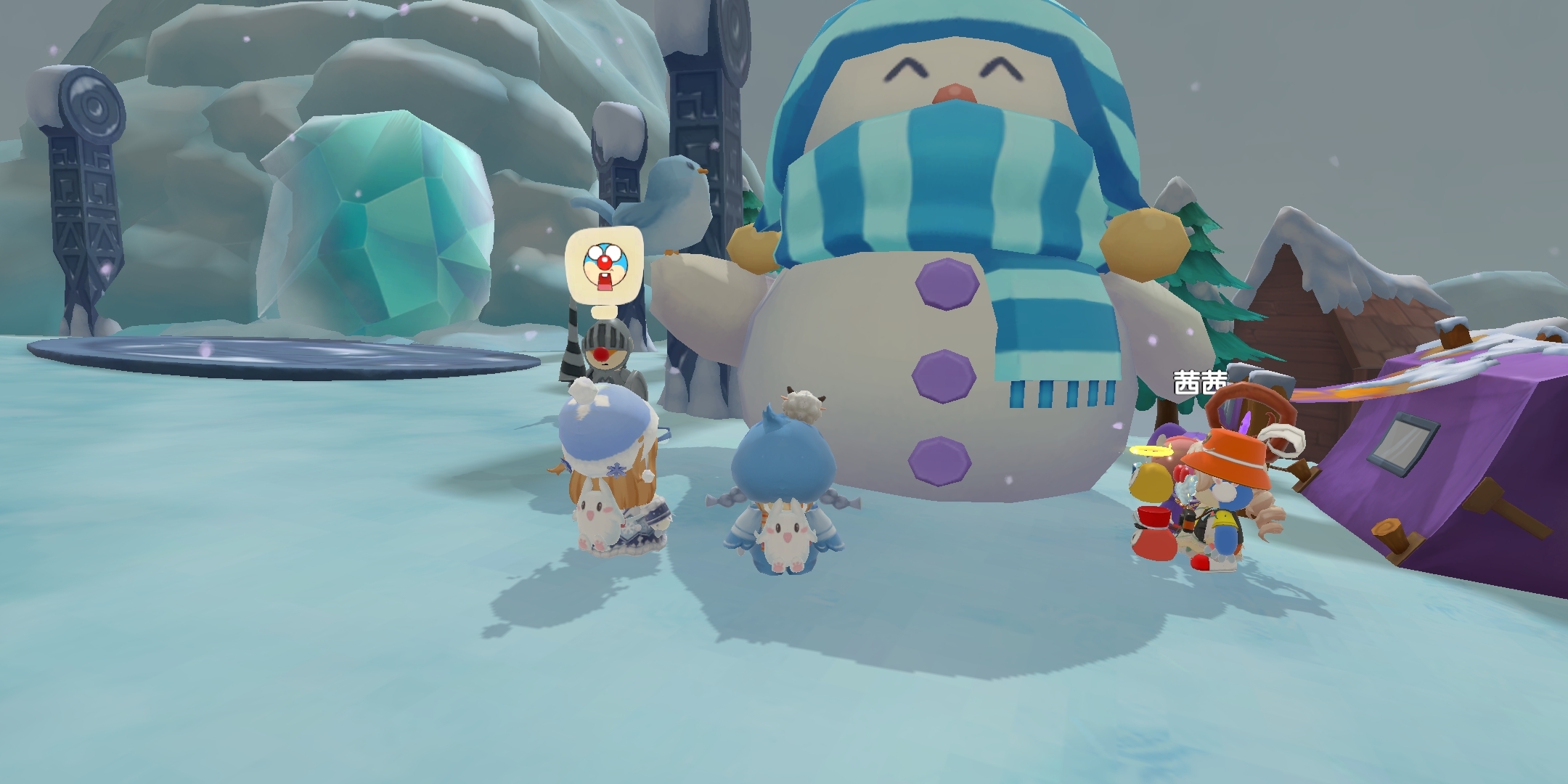 庄园彩蛋：道理我都懂，可是这个雪人为什么这么大？