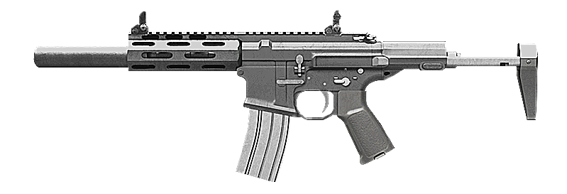 原型:aac 蜜獾式突击步枪原产国:美国生产公司:aac空枪重量:2.