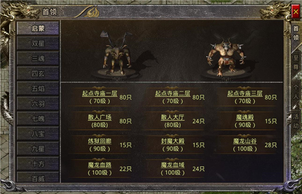 有胆你就来！——首领挑战攻略