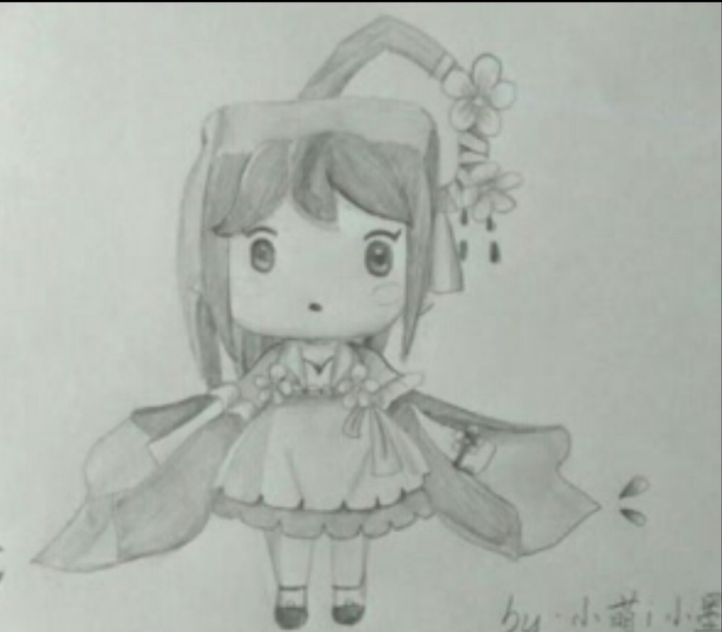 绘画,迷你,世界里的花小楼,希望你们喜欢,官方快抽抽我吧!