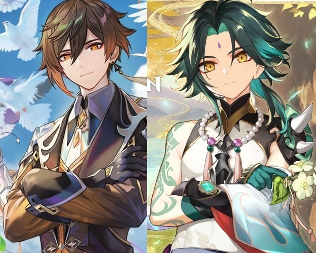 角色复刻#希望复刻魈和钟离,钟离太有安全感了,魈好帅