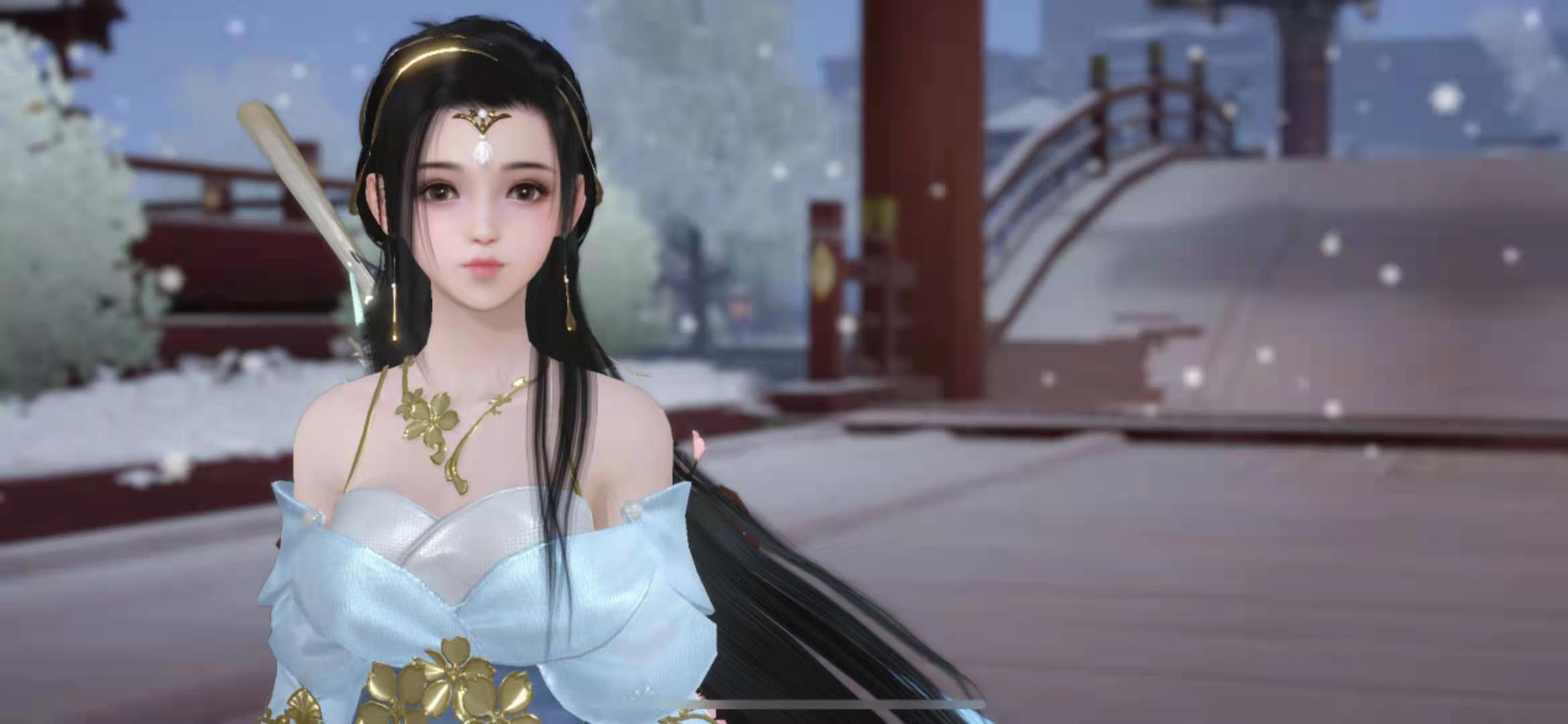 满眼星辰，眉间落雪。满天星月是你的温柔