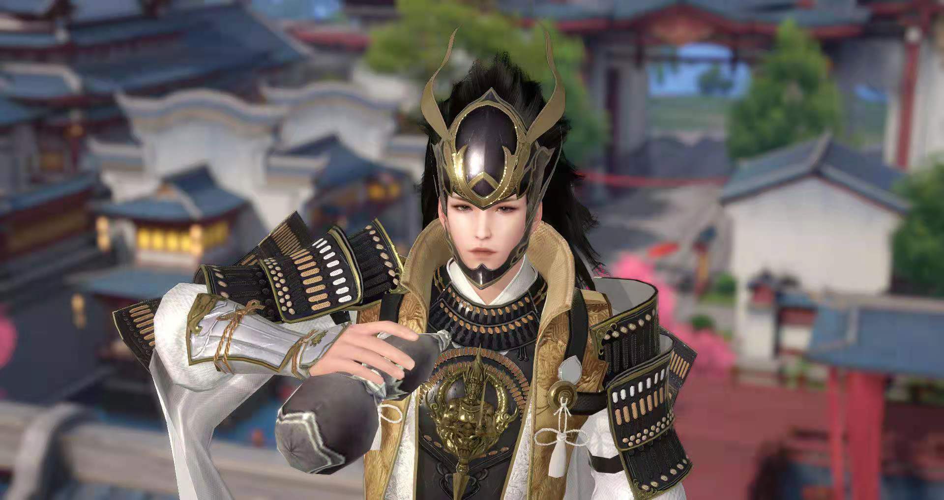 在屋顶饮尽一壶酒，看街上行人来去匆匆。