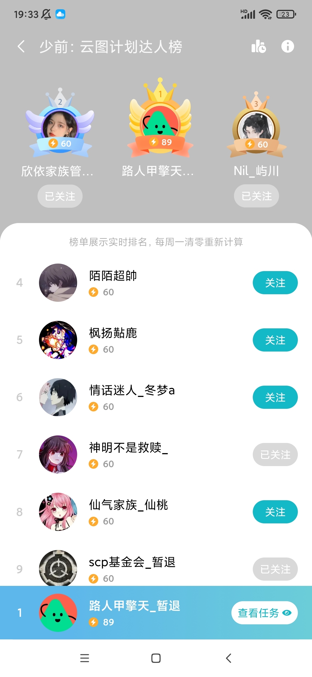 咋没人追我呢？