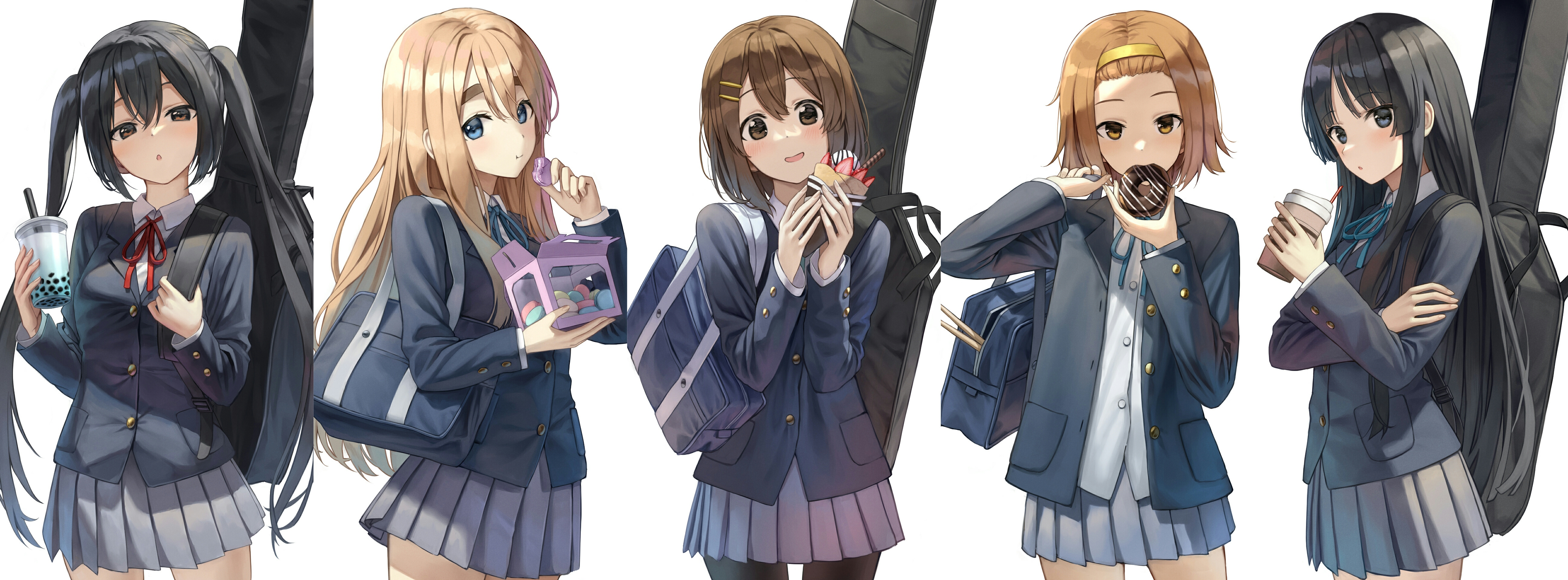 轻音少女合照