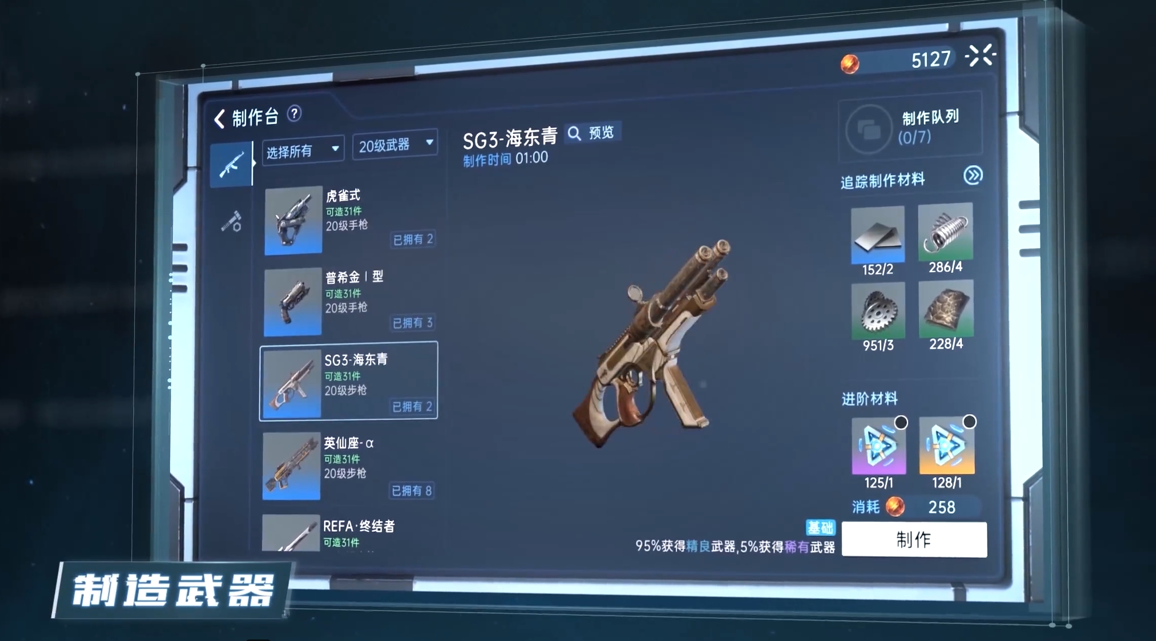 武器制作好复杂