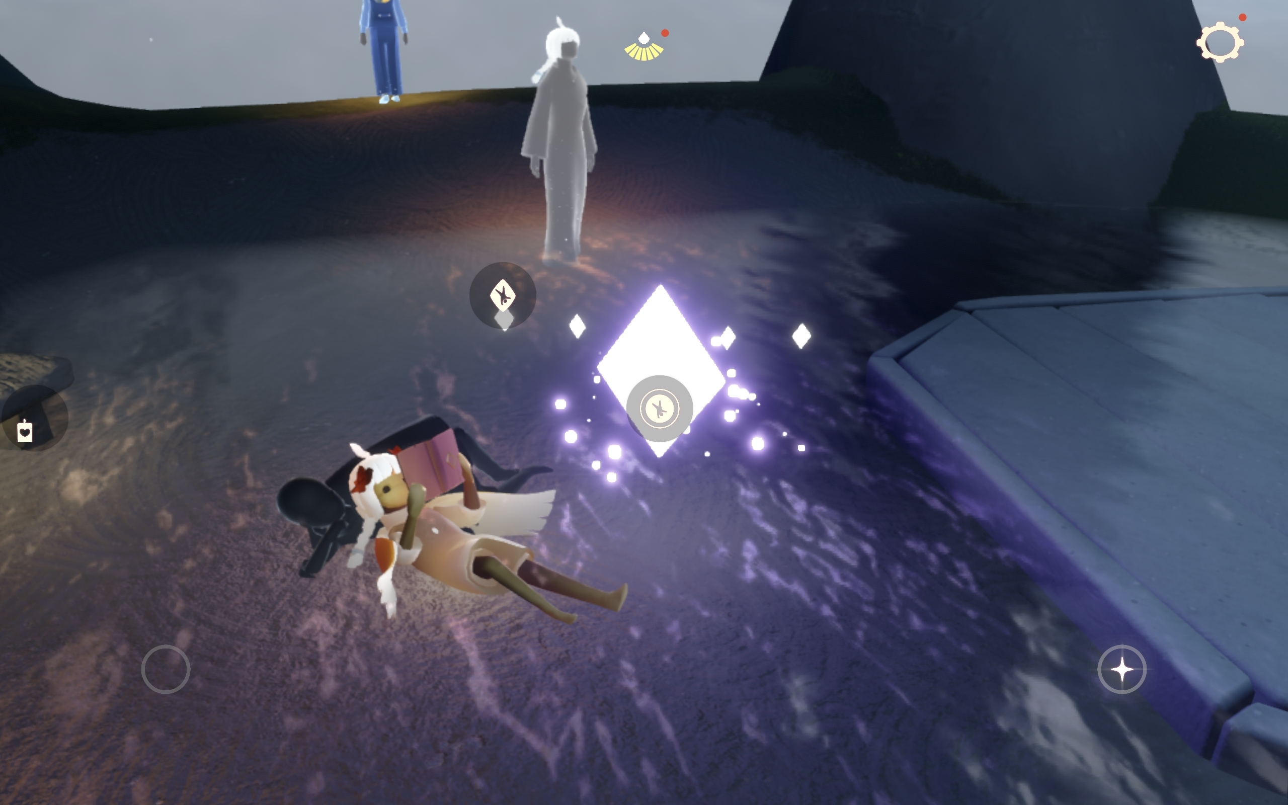 挂机的时候有个小黑在旁边陪我看书