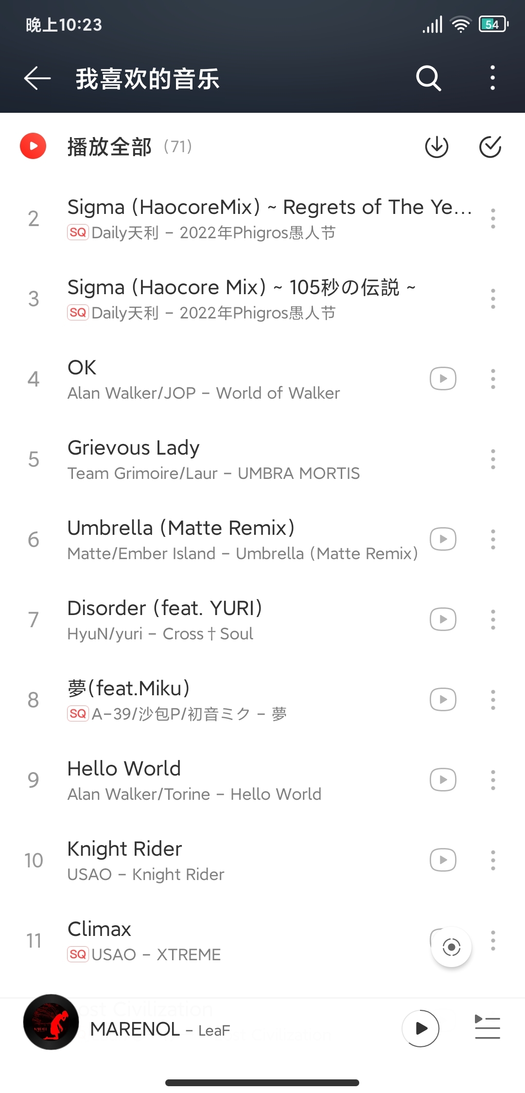 最爱音乐是这些音游曲